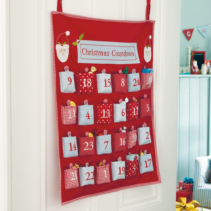 Making New Year Decorations, Christmas Countdown Calendar For Whole Family