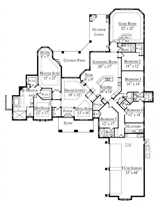 Perfect First Floor House Planning For Large Families