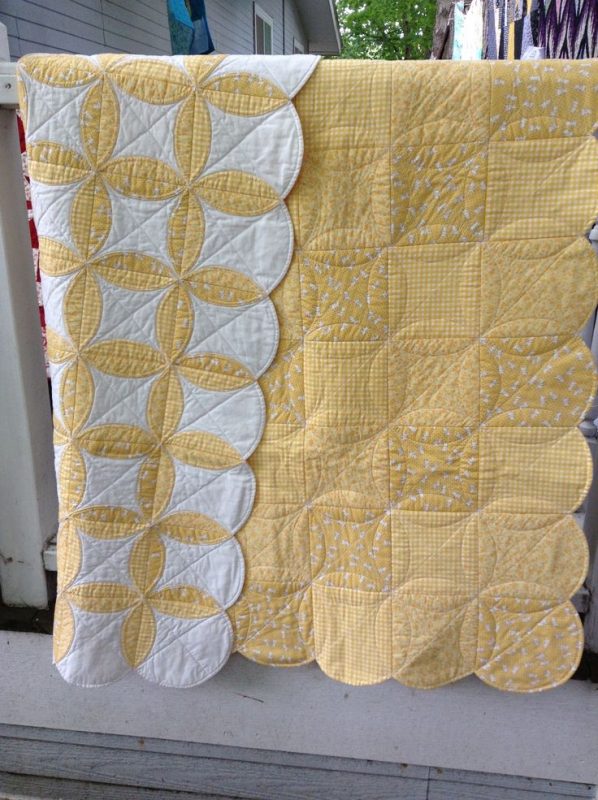 The Quilting Turtorial On How To Make Orange Peel Quilt
