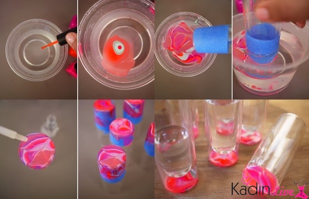 You Can Paint Cups Using Your Nail Polishes