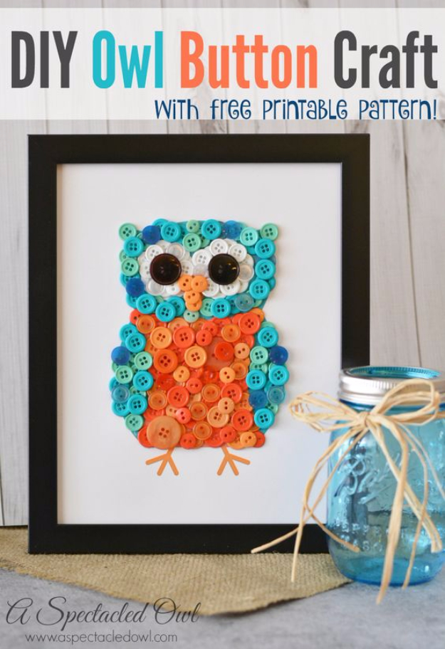 Creative DIY Projects Made With Unused Buttons