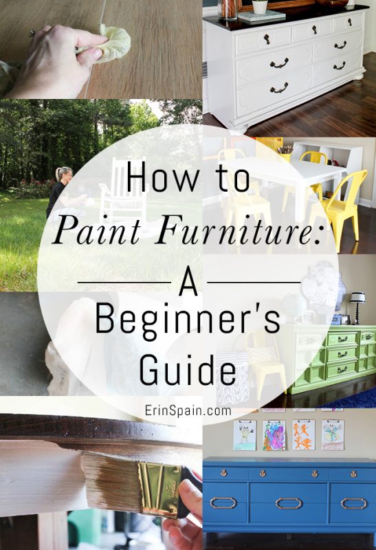 Furniture Painting Guide For Beginner DIY Lovers