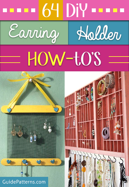 Let’s Make DIY Earring Organizers At Home