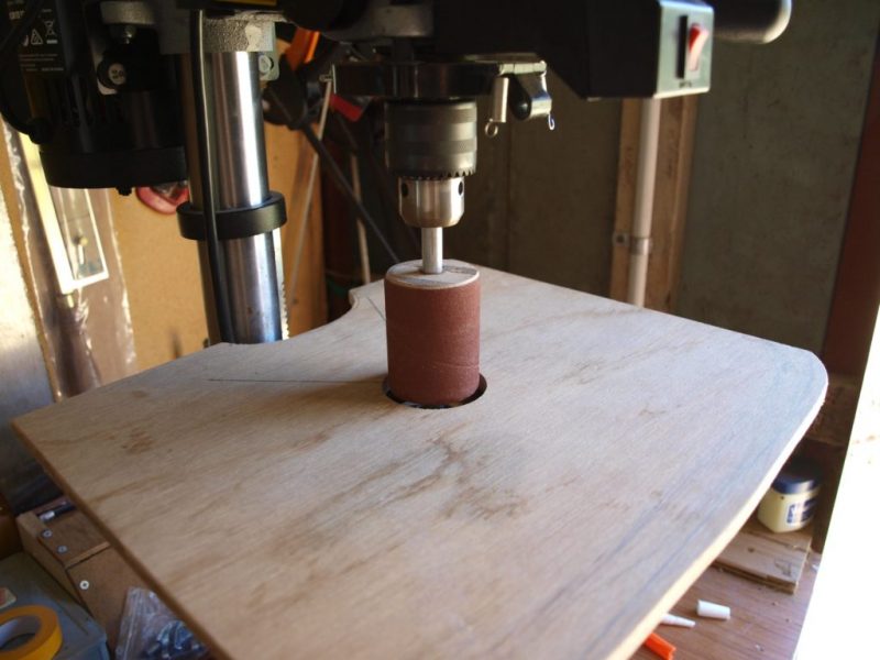 Attaching a sander to drill press