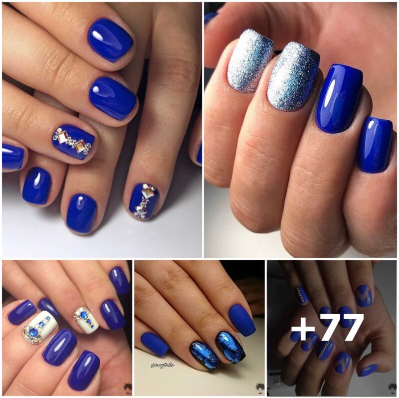 Nail Art Designs That Navy Blue Color Fits Most