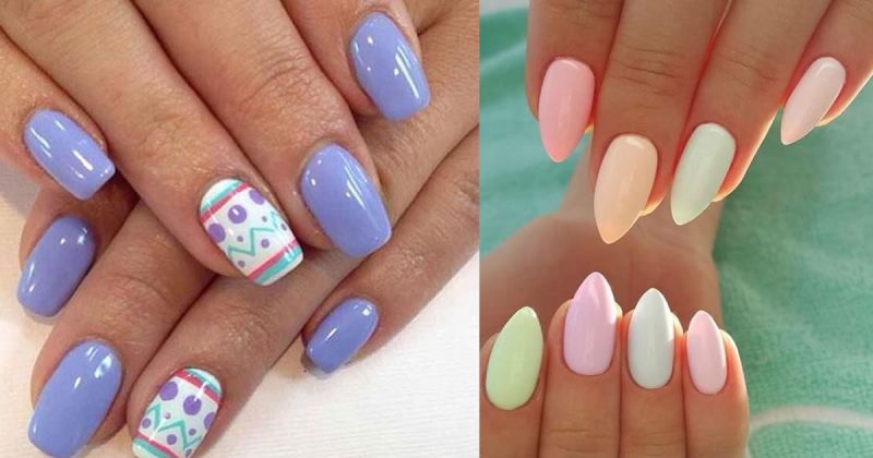 Beautiful and Colorful Easter Nail Art Designs