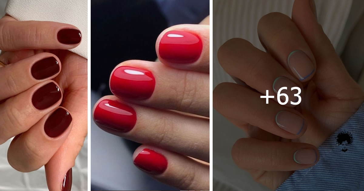 66 Photos ~ Semi-permanent Short Nails: How To Make Them Appear Longer Using Colors And Playing With The Shape!