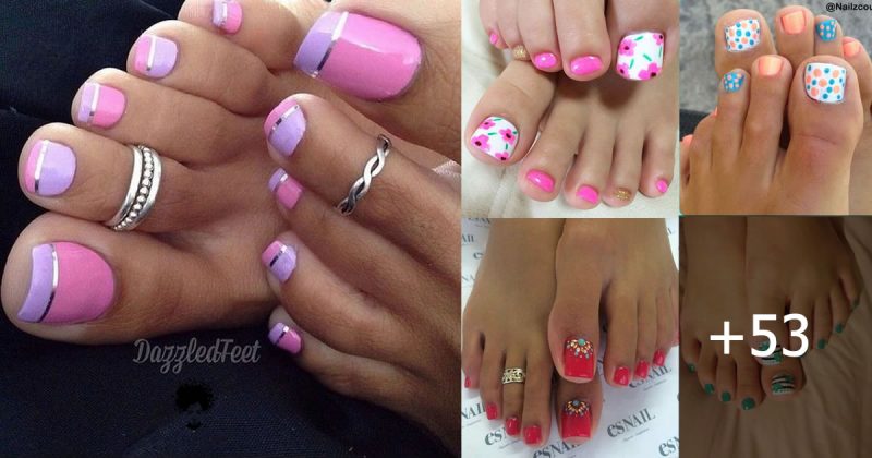 53 Photos: Pretty Toe Nail Art Ideas