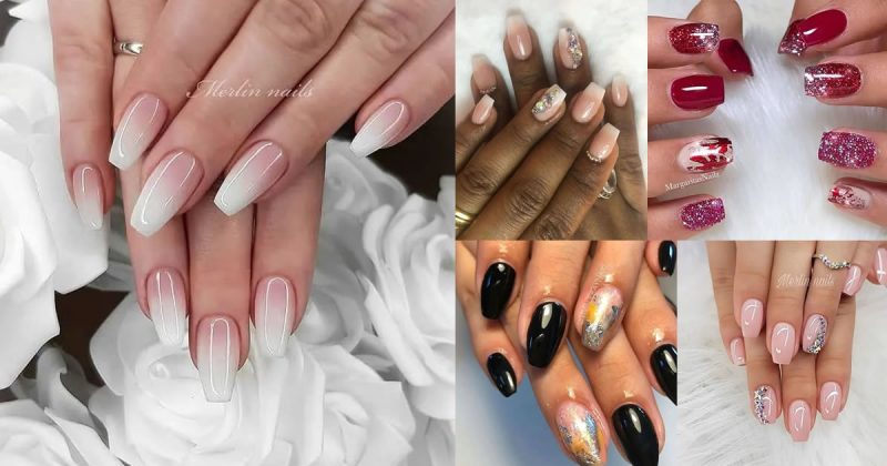 49 Dazzling Short Coffin Nails to Compliment Any Outfit