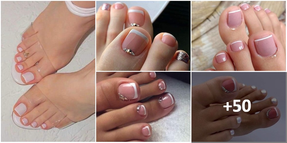 DISEÑOS DE UÑAS PARA PIES ▷ 130 Modelos Elegantes 💅