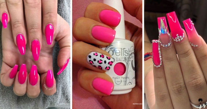 26 Hot Pink Nails 2023 That is Just Stunning