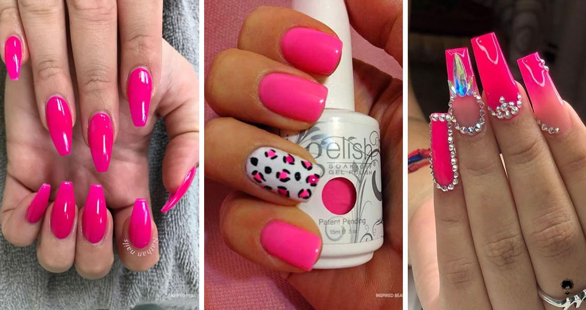 26 Hot Pink Nails 2023 That is Just Stunning