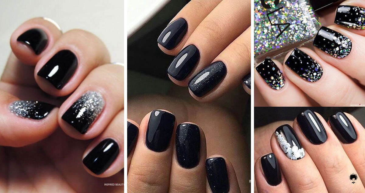 28 Gorgeous Black Nail Design Ideas