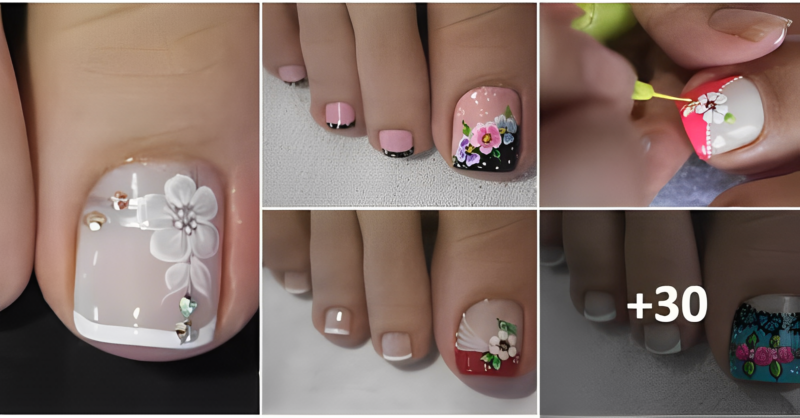 21 Colorful Ideas Decorated Nails Of The Easy And Beautiful Feet