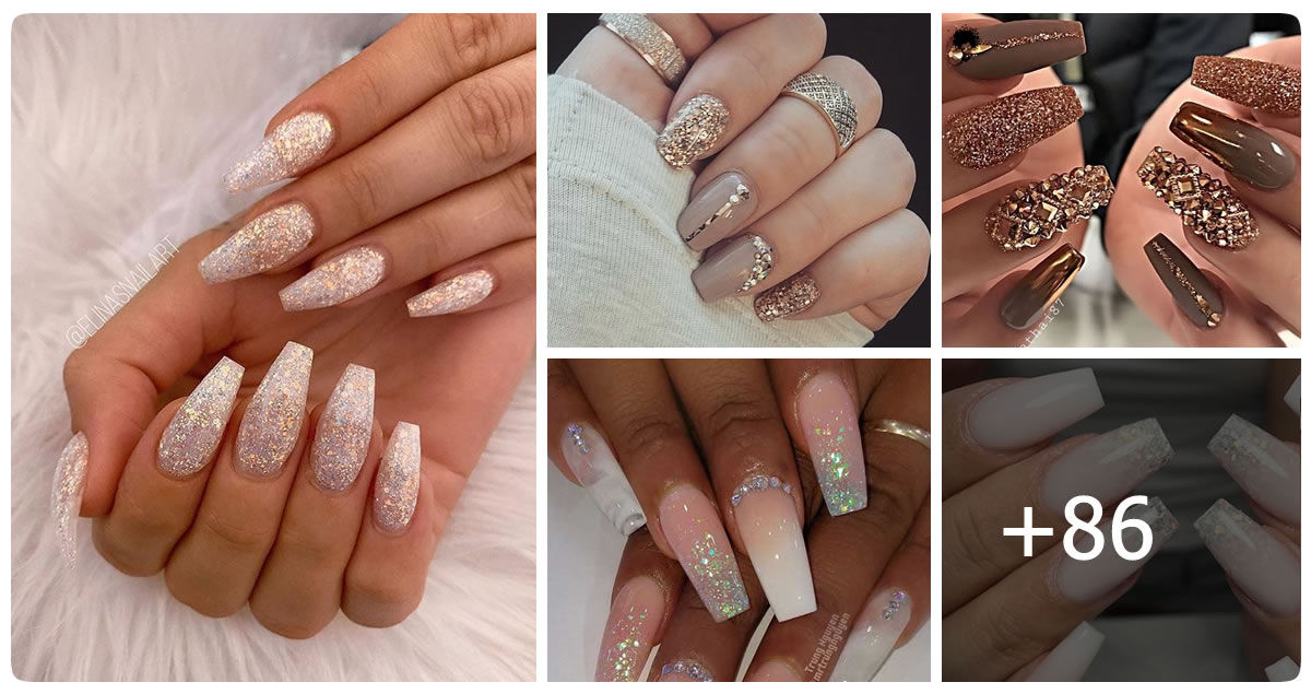 86 Amazing Glitter Nails For Women 💅❣️【The Best of 2023】