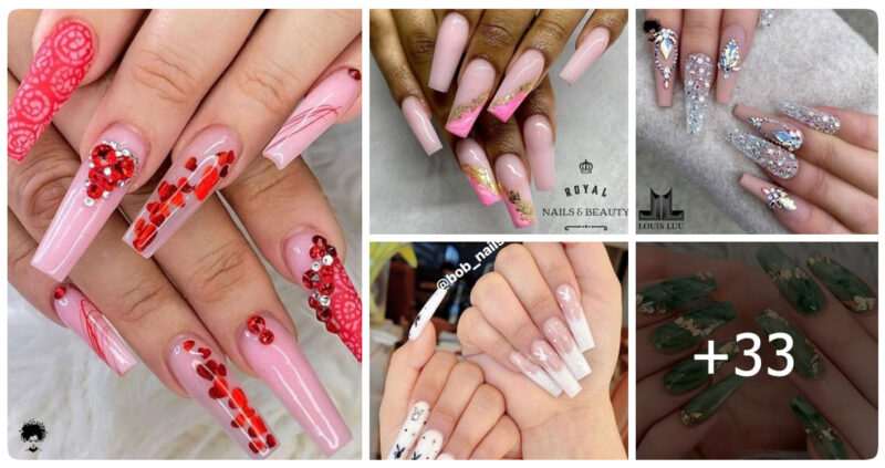 30+ Stunning Coffin Nail Designs For 2023