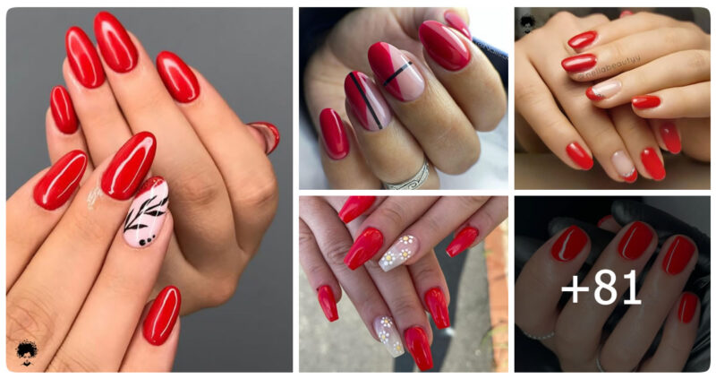 81+ Hot Red Nail Designs for 2023
