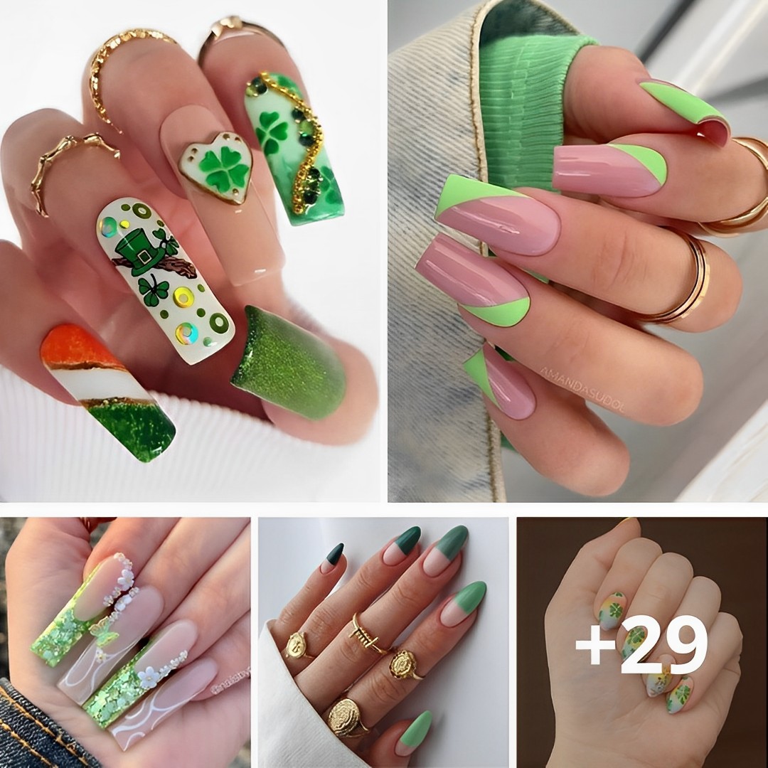 30 St. Patrick’s Day Nail Ideas That Will Bring You A Jolly Holiday