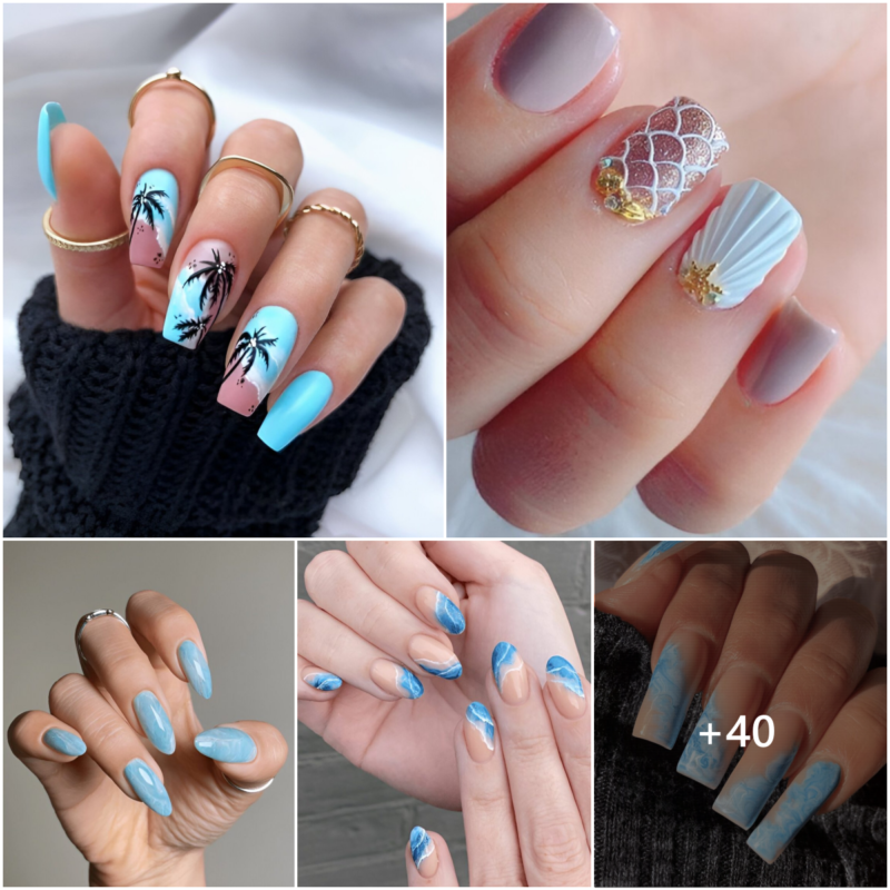 40+ Summer Vacation Nail Designs That Are Ideal For The Beach