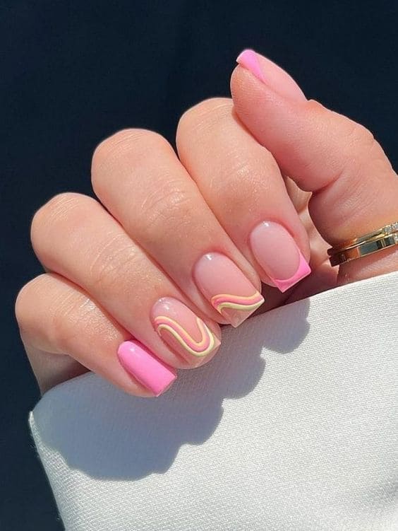 27 Captivating Pink French tips Nails Every Girl Should try