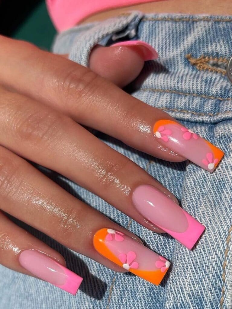 27 Captivating Pink French tips Nails Every Girl Should try
