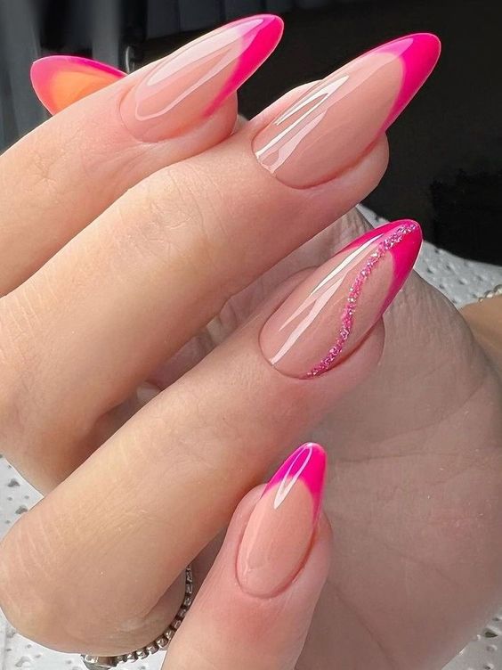 27 Captivating Pink French tips Nails Every Girl Should try