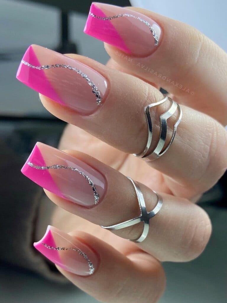 27 Captivating Pink French tips Nails Every Girl Should try
