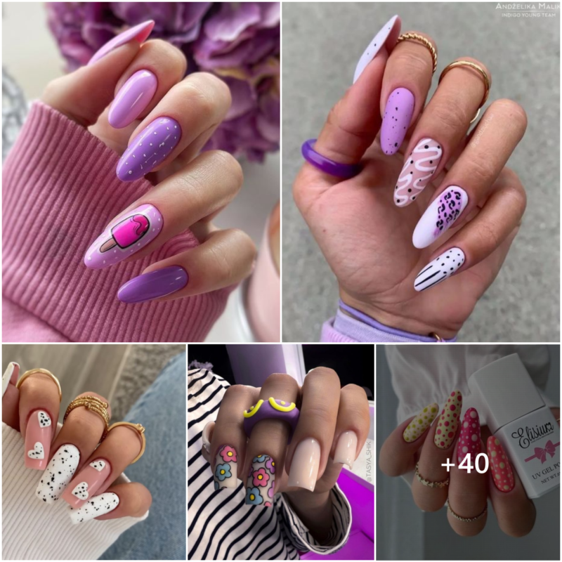 20+ Irresistibly Cute Sprinkles Nail Art Inspirations