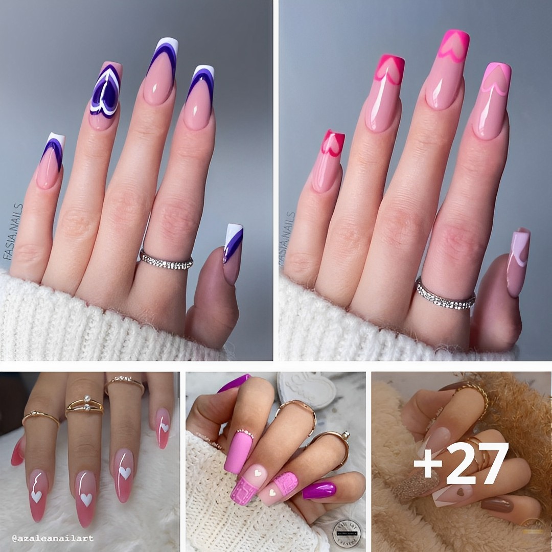 30 Date-Perfect Heart Nails That Will Light Your Love on Fire