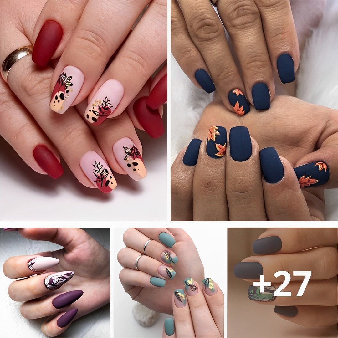 33 Glamorous Fall Nail Designs That You Cannot Resist