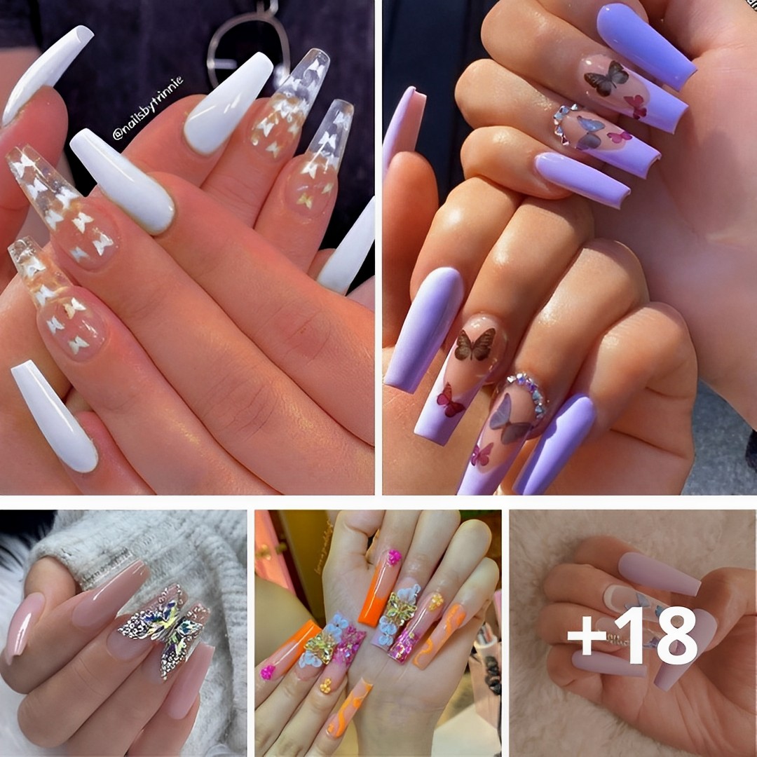30 Lovely Butterfly Nail Art Ideas Perfect for Beginners