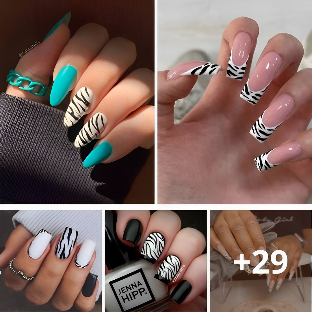 29 PHOTOS: Bold Zebra Print Nail Designs You Need to See Right Now