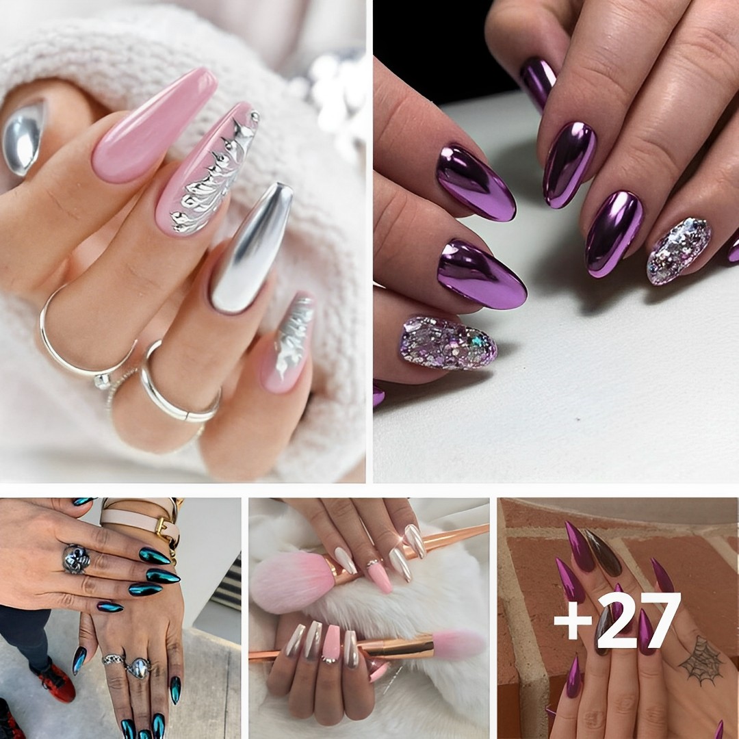 35 Mirror Effect Nail Designs Of 2023 That Will Elevate Your Beauty