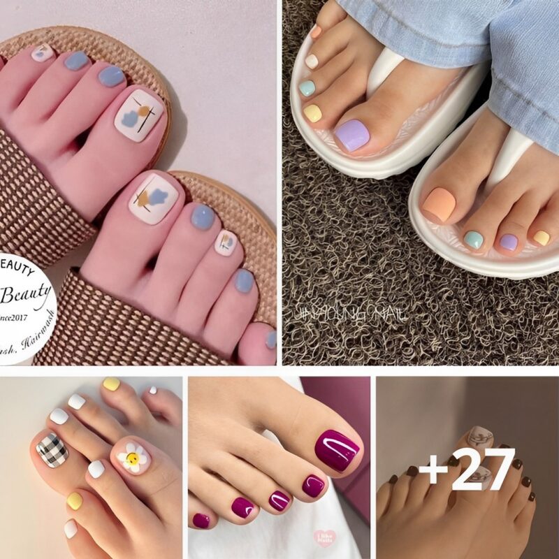 27+ Cute Toenail Ideas For More Fun In The Sun
