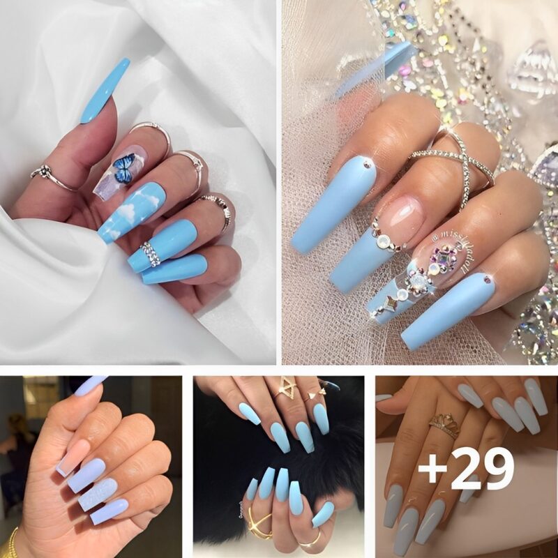 50+ Gorgeous Blue Nails For A Refreshing Manicure