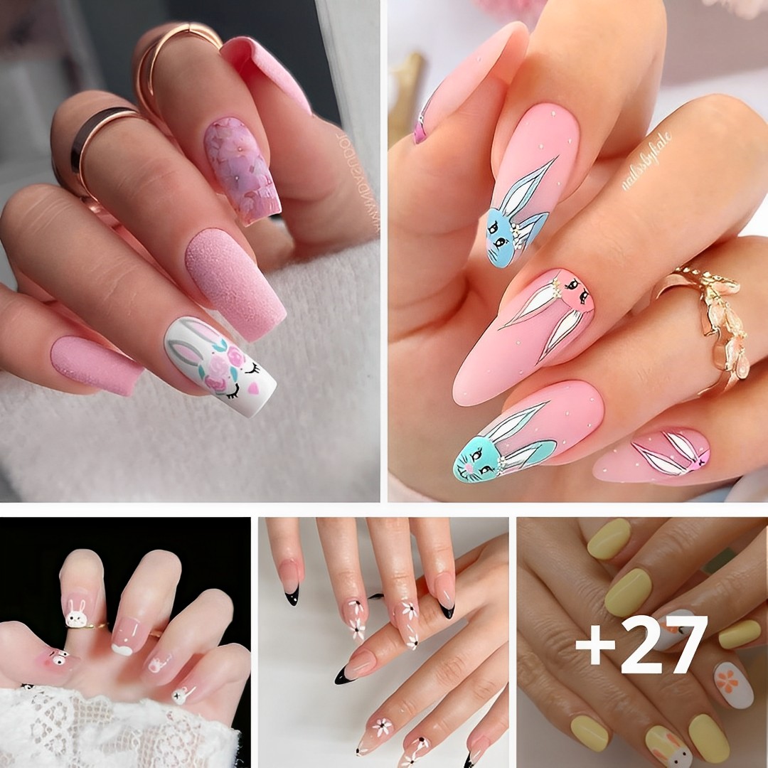 32 Bunny Nail Designs To Brighten Your Spring Seasons