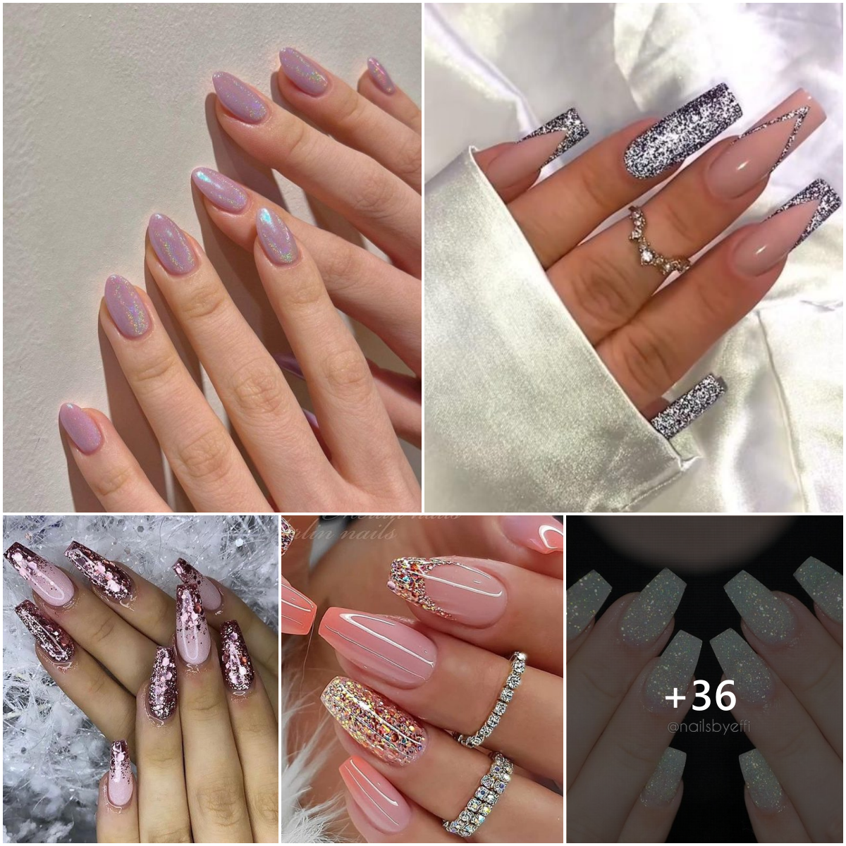 36 PHOTOS: Bold Glitter Nail Designs to Rock with Confidence