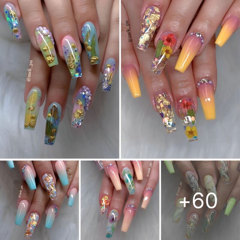 60 Stunning Coffin Nail Designs That Everyone Loves