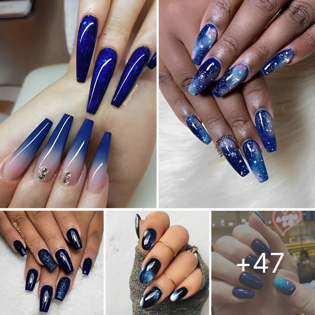47 PHOTOS: Stunning Blue Nail Designs for a Bold and Beautiful Style