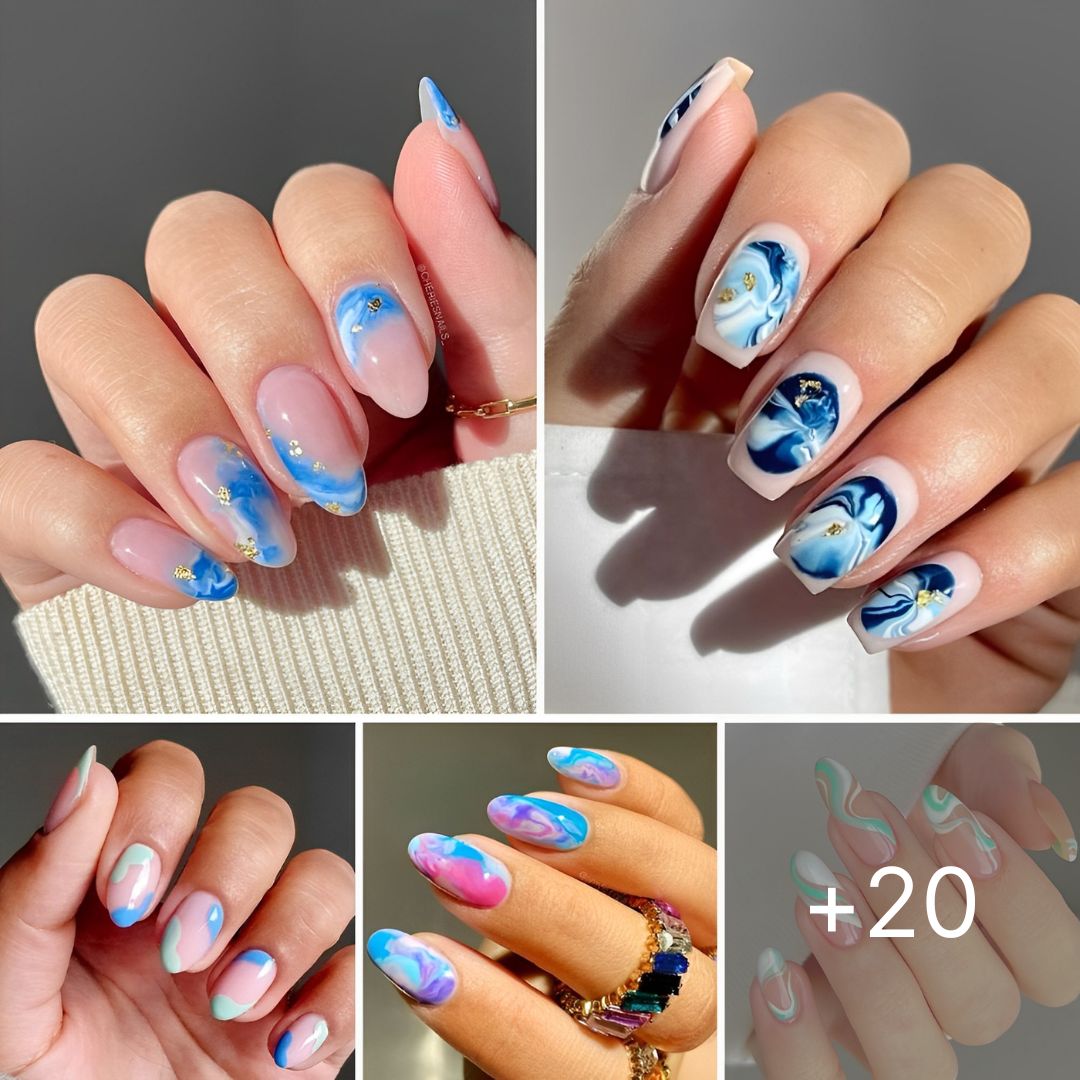 20 Breathtaking Ocean Nail Art Designs You Need to See
