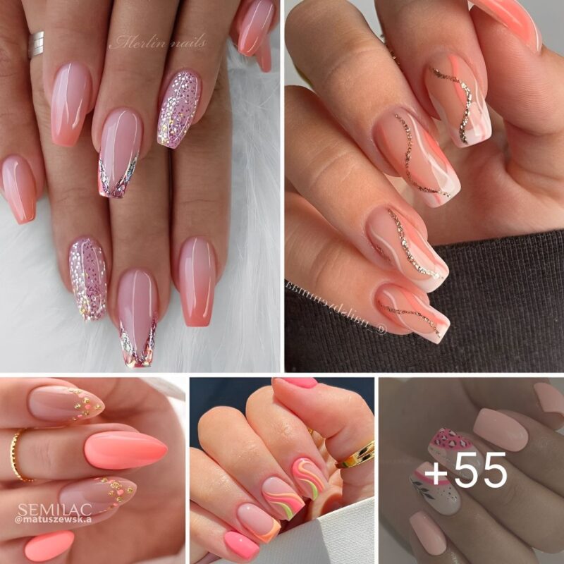 55 Sweet Peach Nail Designs to Brighten Up Your Summer Look