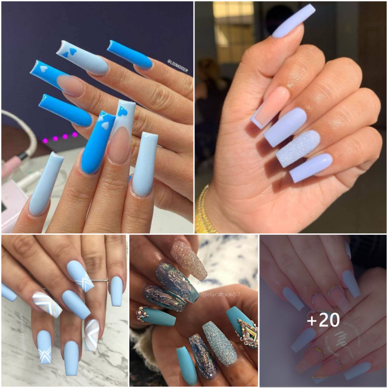 20+ Stunning Blue Nail Art Design Ideas For A Bold And Chic Look
