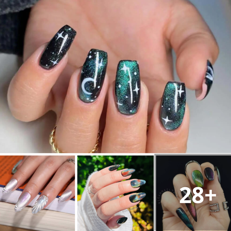 33 PHOTOS: Hottest Cat Eye Nail Designs You Need to See