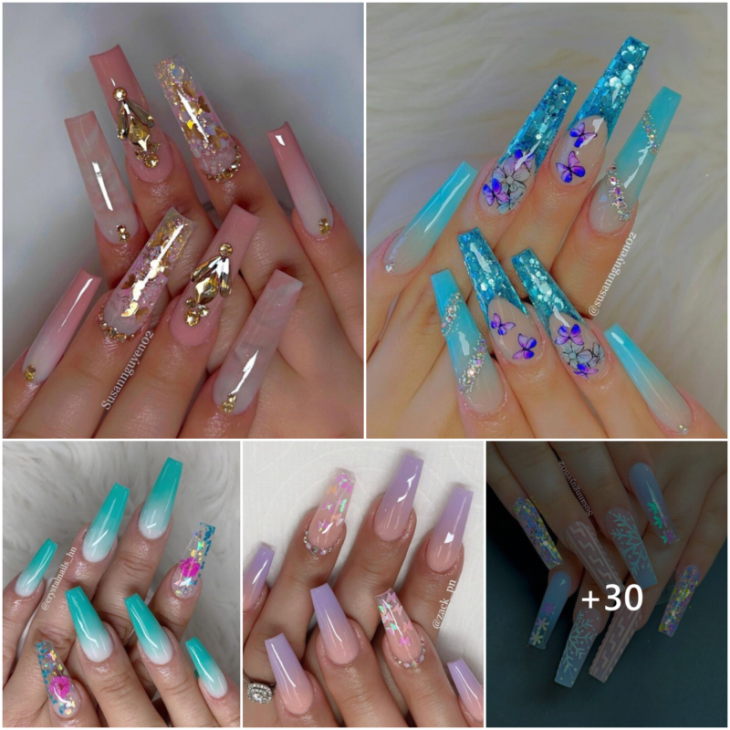 Sparkling Beauty: 50+ Crystal Nail Inspiration for Your Next Manicure