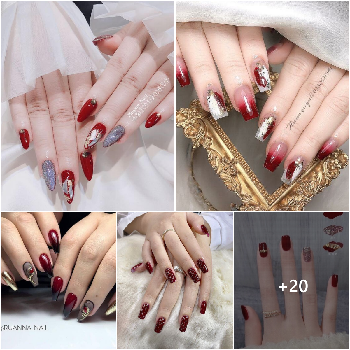 20 Short Red Nails That’ll Set the Mood for an Unforgettable Romantic Evening
