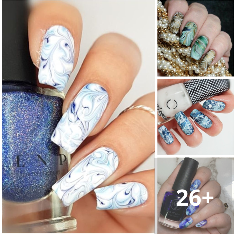 40+ Captivating Fluid Nail Art Ideas