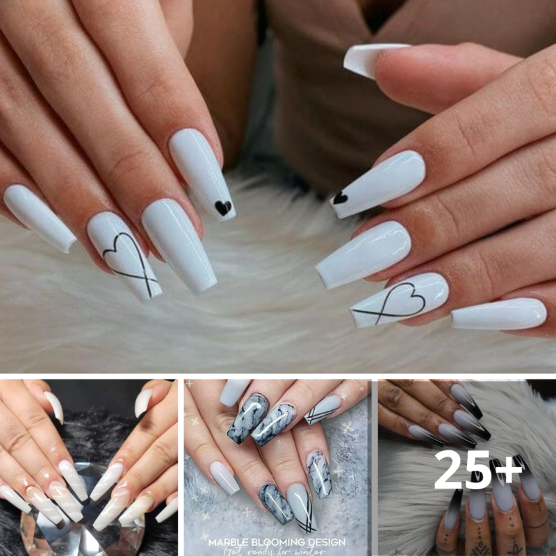 25 Exquisite Coffin Nail Designs That’ll Bring You On Cloud Nine