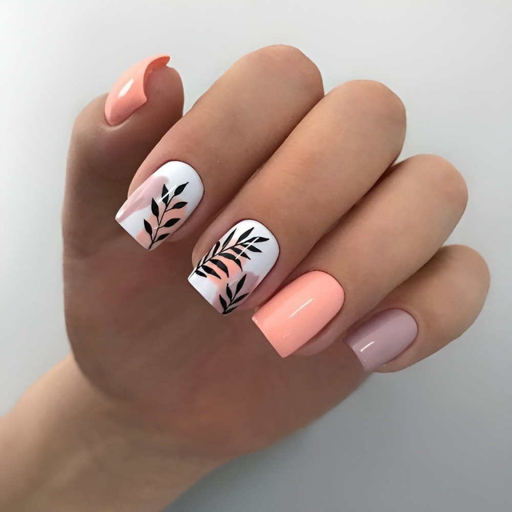 Short and Sweet: 30 Charming Square Nail Designs That Will Steal Your Heart. - COOT