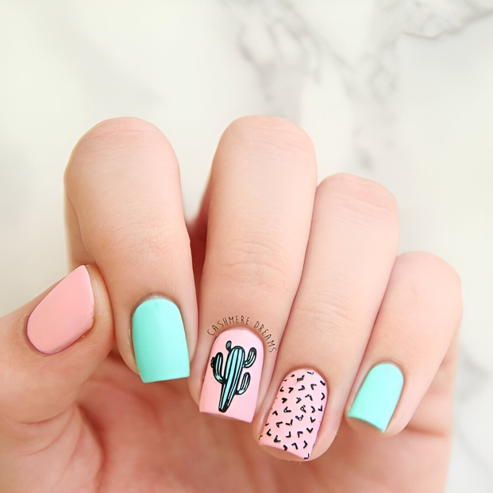 Short and Sweet: 30 Charming Square Nail Designs That Will Steal Your Heart. - COOT