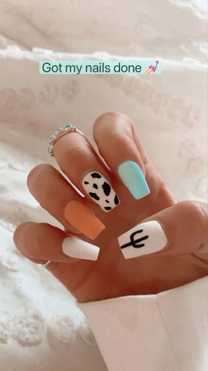 Short and Sweet: 30 Charming Square Nail Designs That Will Steal Your Heart. - COOT